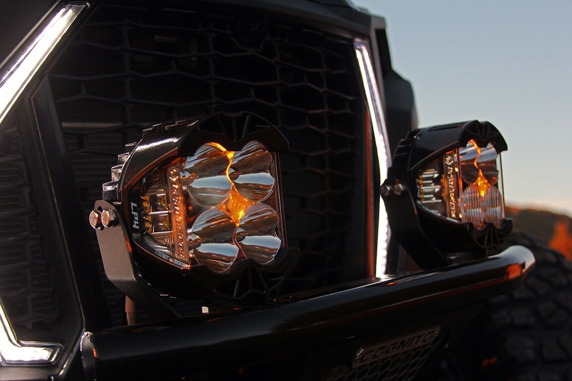 LP4 Pro LED Driving/Combo Baja Amber Lens Pair by Baja Designs