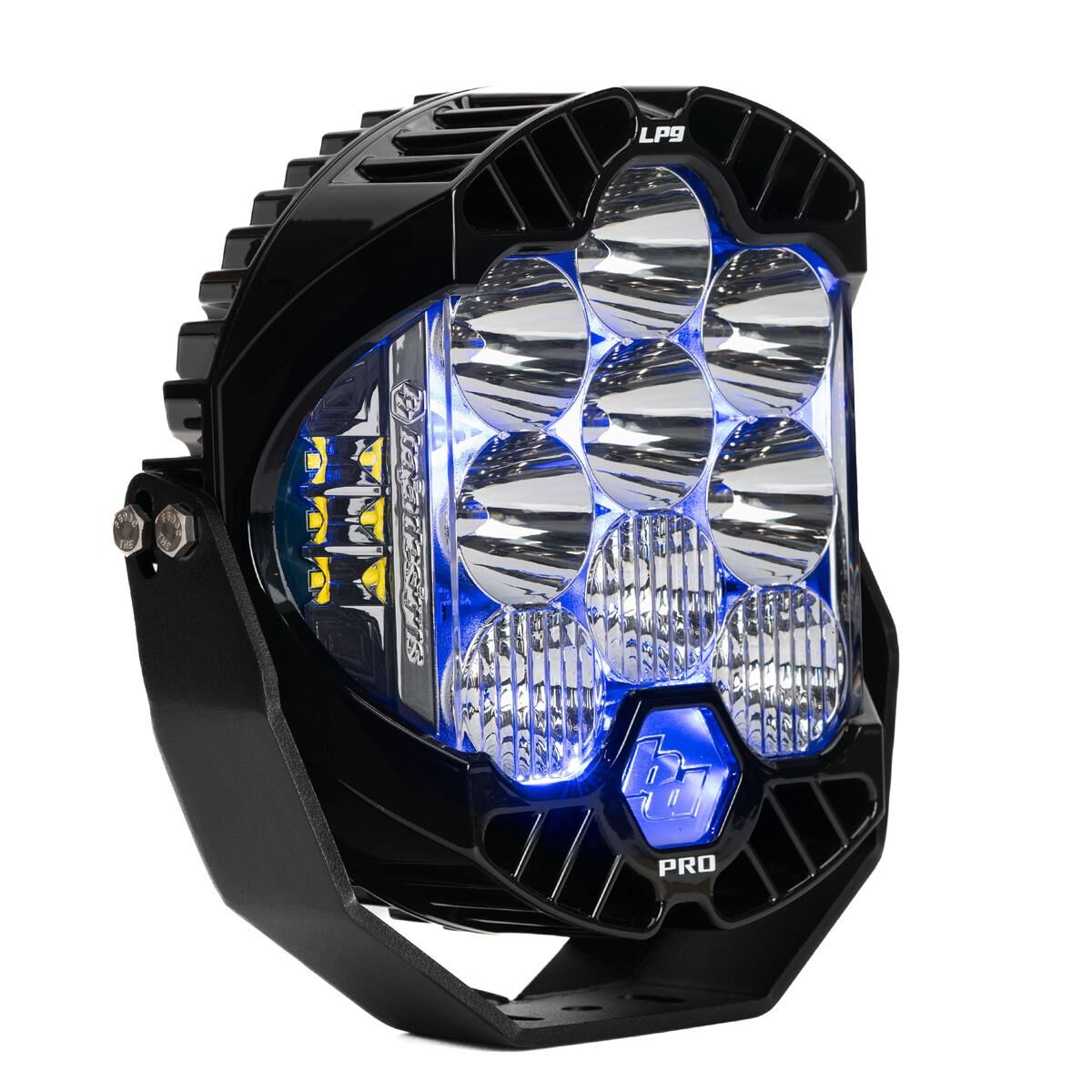 LP9 Pro LED Auxiliary Light Pod Light Pattern Driving/Combo Blue Backlight by Baja Designs - 320015
