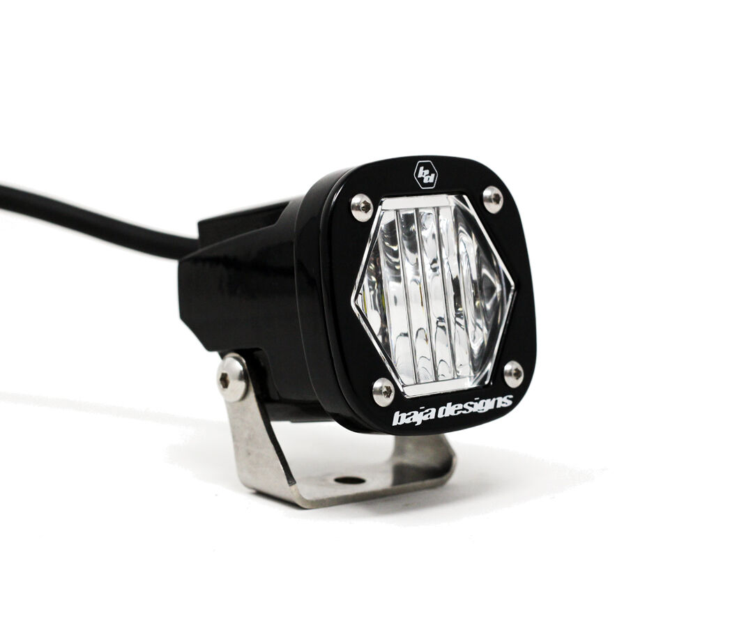 S1 Wide Cornering LED Light with Mounting Bracket Single by Baja Designs - 380005