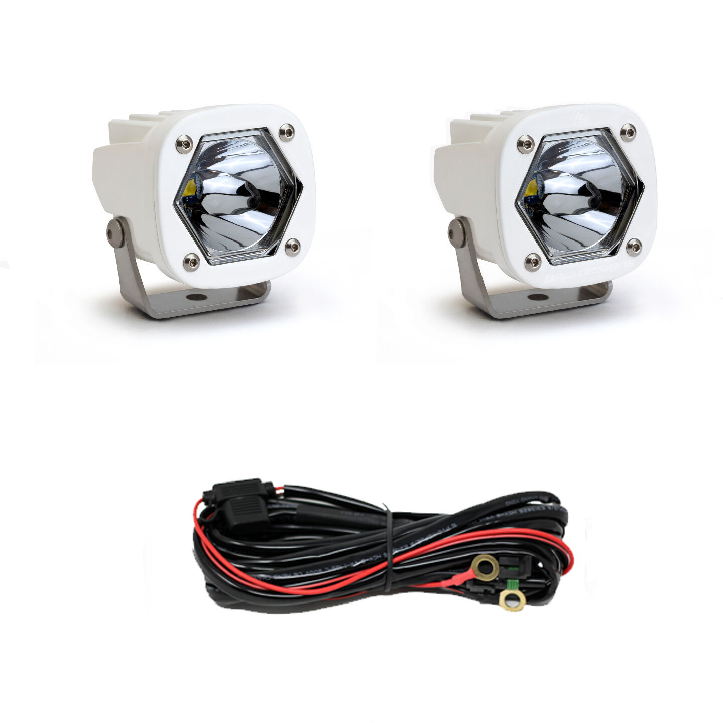 LED Light Pods SI Spot White Pair by Baja Designs - 387801WT