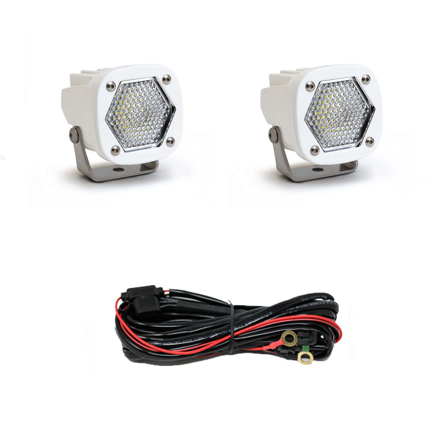 LED Light Pods S1 Work/Scene White Pair by Baja Designs - 387806WT