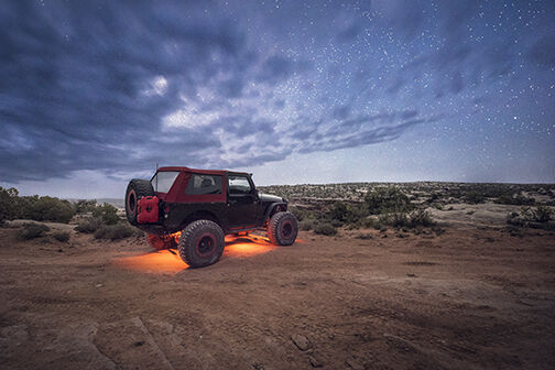 LED Dome Light w/Switch Baja Amber by Baja Designs