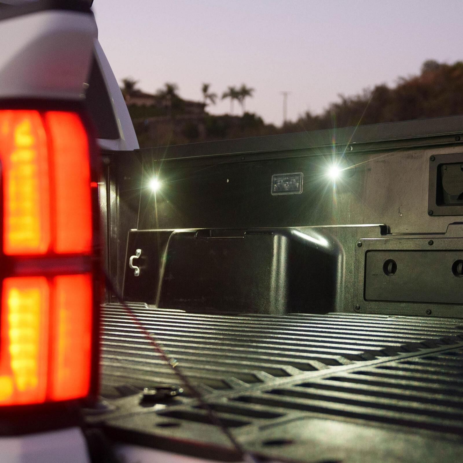 Bed Rail Cargo Light Kit White For 05-25 Toyota Tacoma 07-25 Toyota Tundra by Baja Designs
