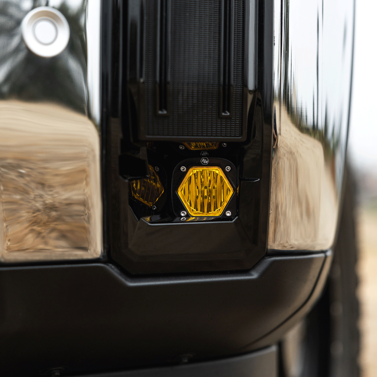 S1 Fog Pocket Light Kit 24-25 Silverado/Sierra 2500/3500 2025 1500 AT4-X Baja Amber by Baja Designs