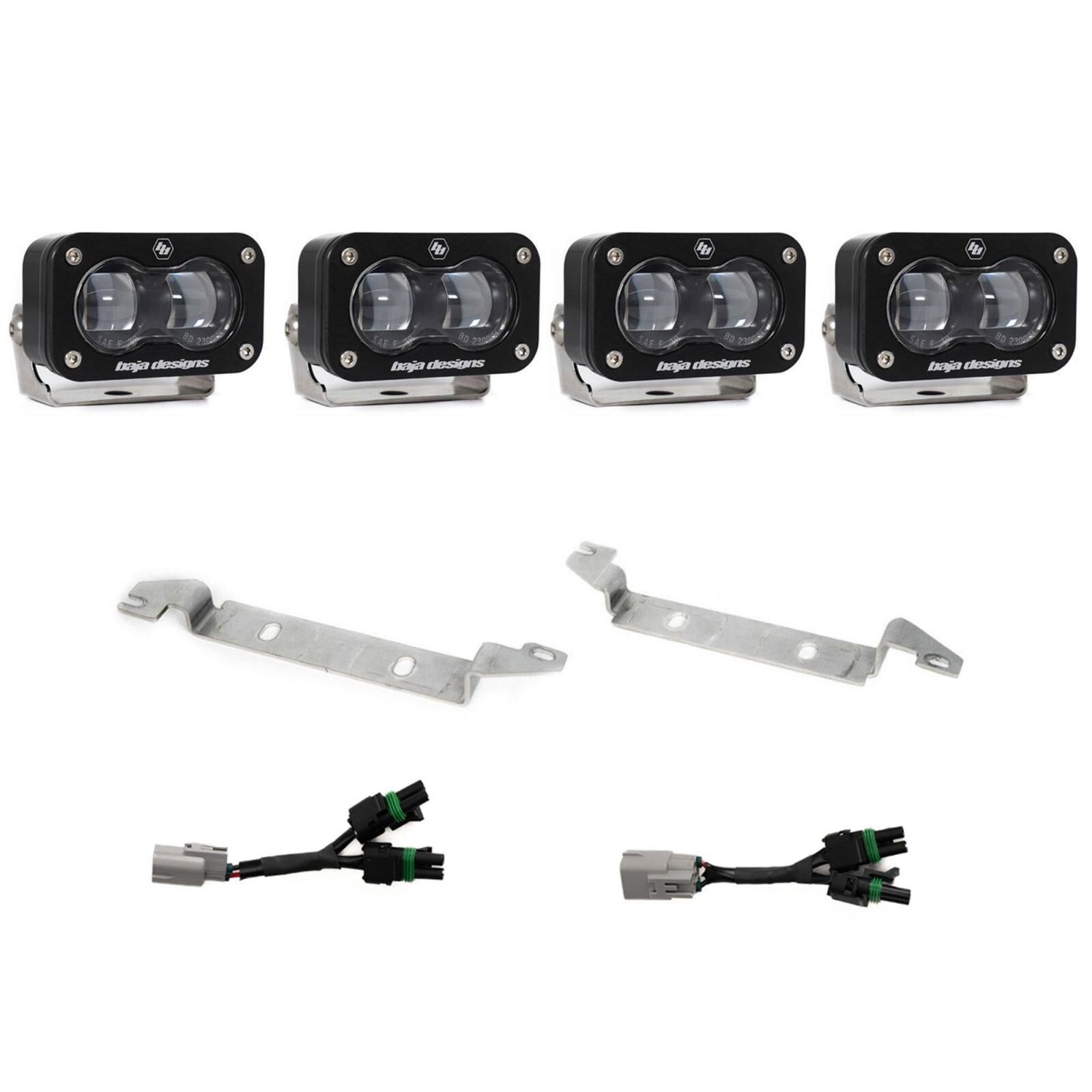 S2 SAE OEM Fog Light Replacement Kit 2025-On Toyota 4Runner TRD Pro/Trailhunter Clear by Baja Designs - 44-8286