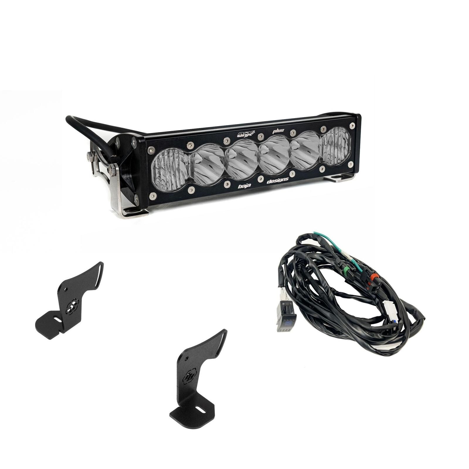 OnX6+ 10 Inch Light Bar Hood Mount Kit Polaris 2025 RZR ProR; ProS; ProXP