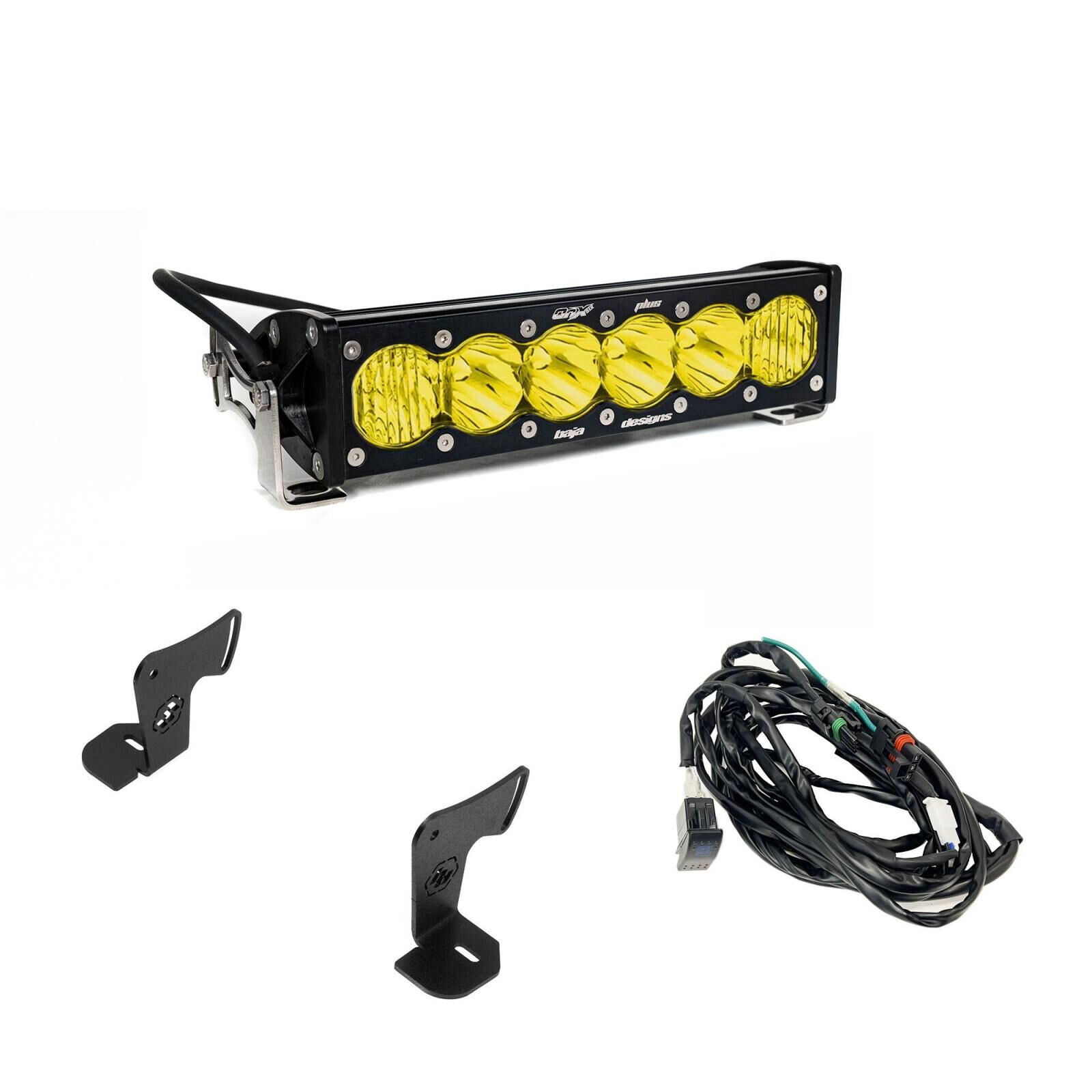 OnX6+ 10 Inch Light Bar Hood Mount Kit Polaris 2025 RZR ProR; ProS; ProXP