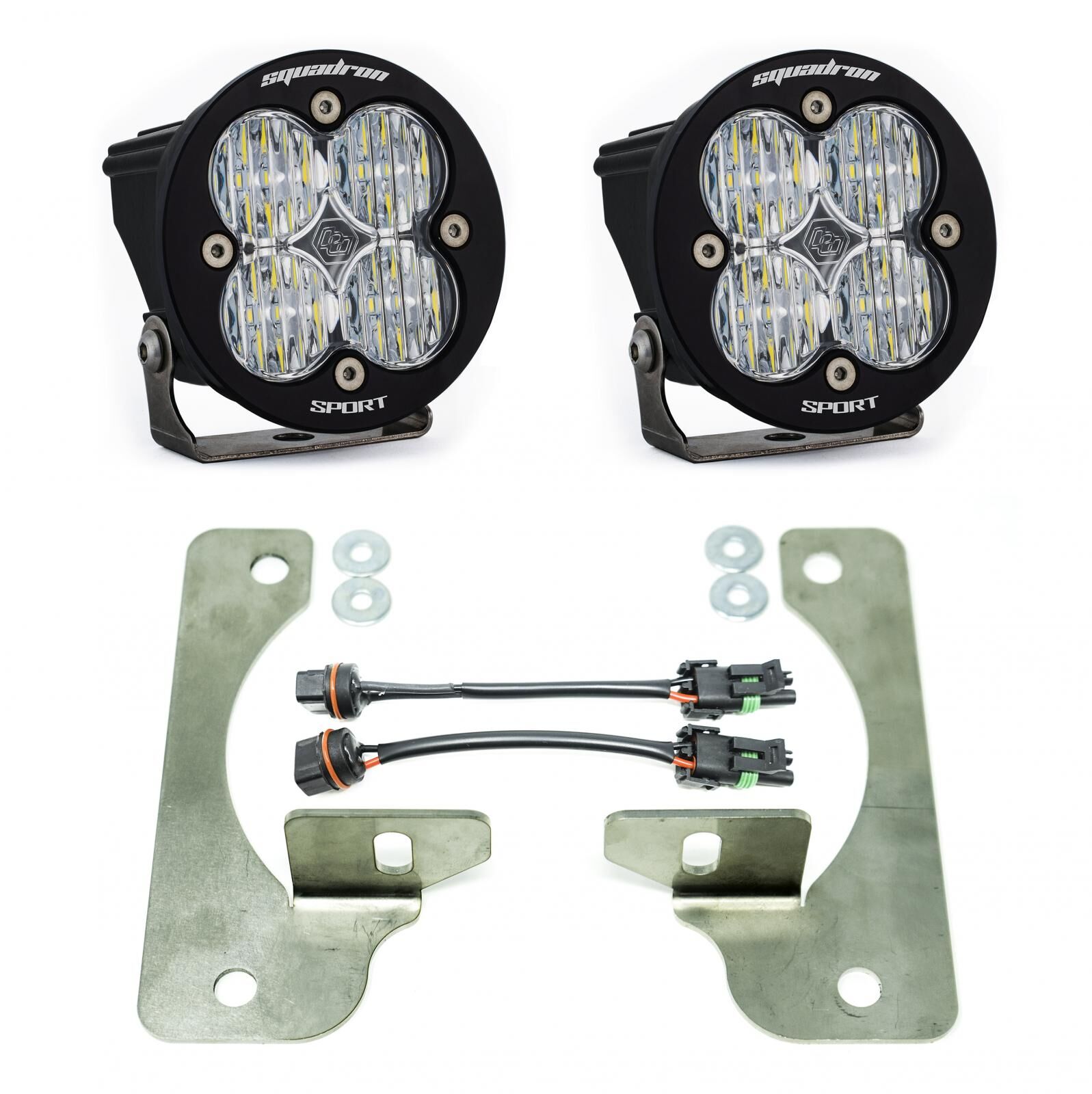 Jeep JL Fog Pocket Kit 2018 Wrangler JL Rubicon Squadron R Sport by Baja Designs - 447068