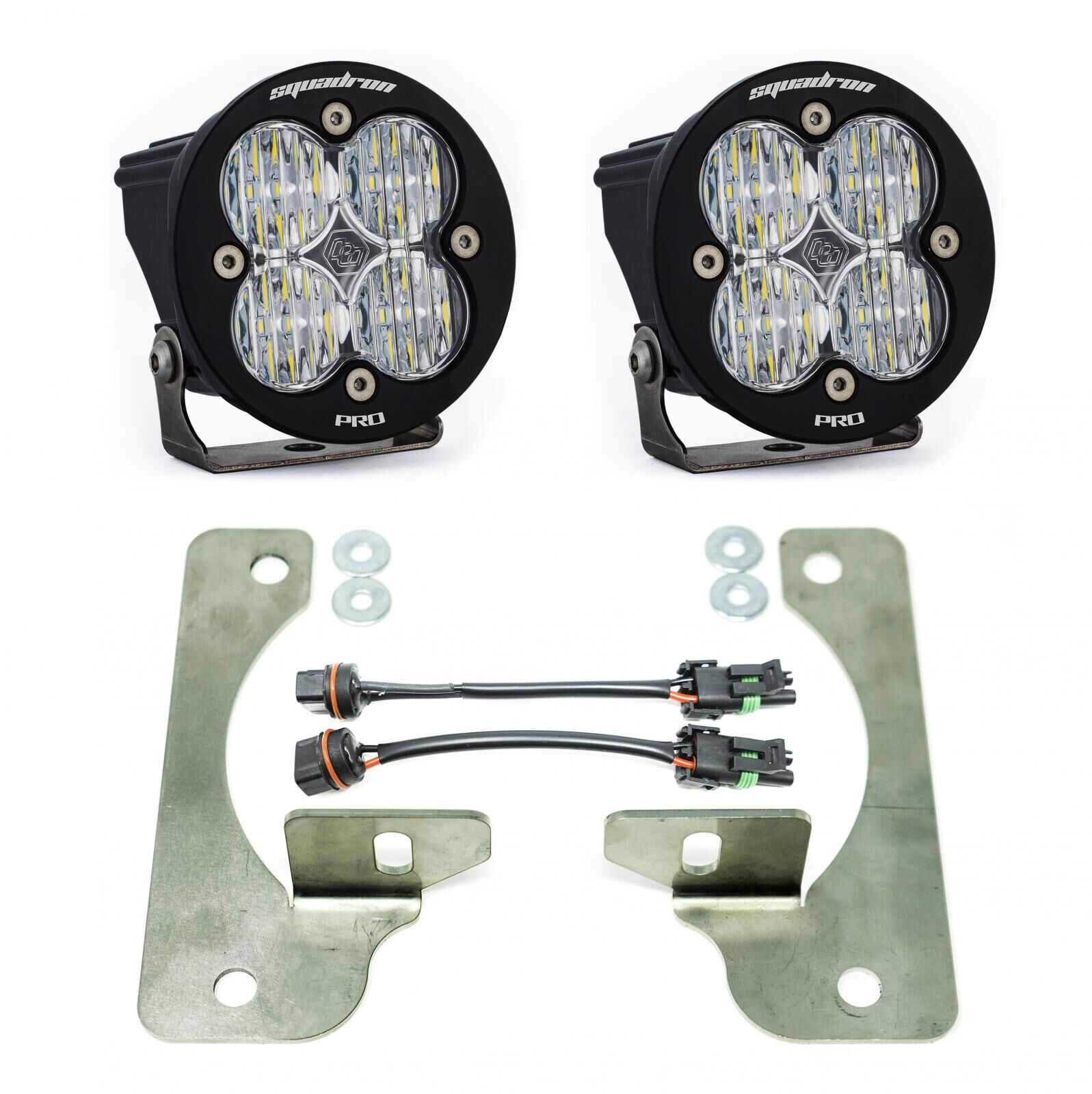 Jeep JL Fog Pocket Kit 2018 Wrangler JL Rubicon Squadron R Pro by Baja Designs - 447069