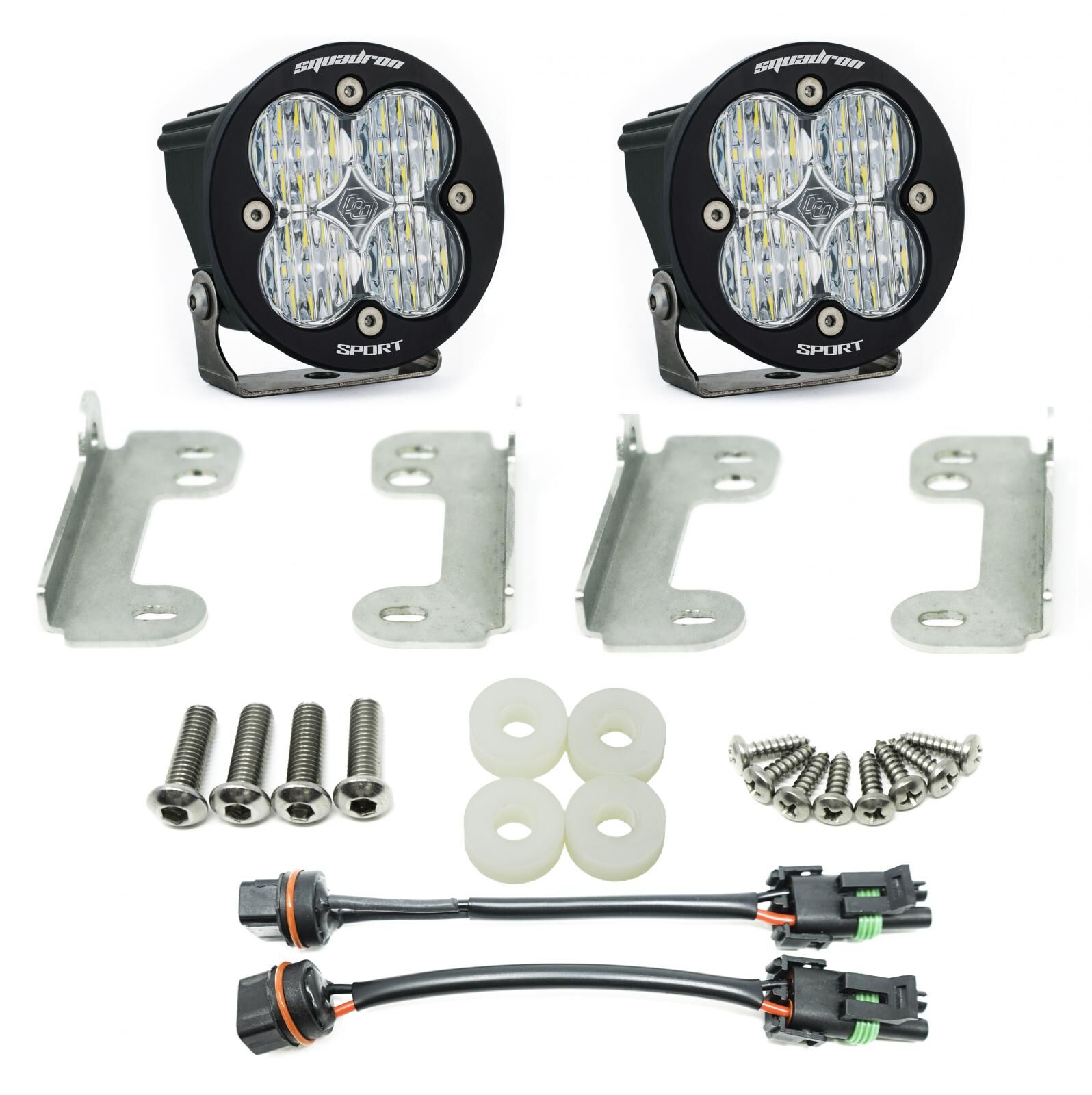 Jeep JL Fog Pocket Kit 2018 Wrangler JL Sahara Squadron R Sport by Baja Designs - 447070
