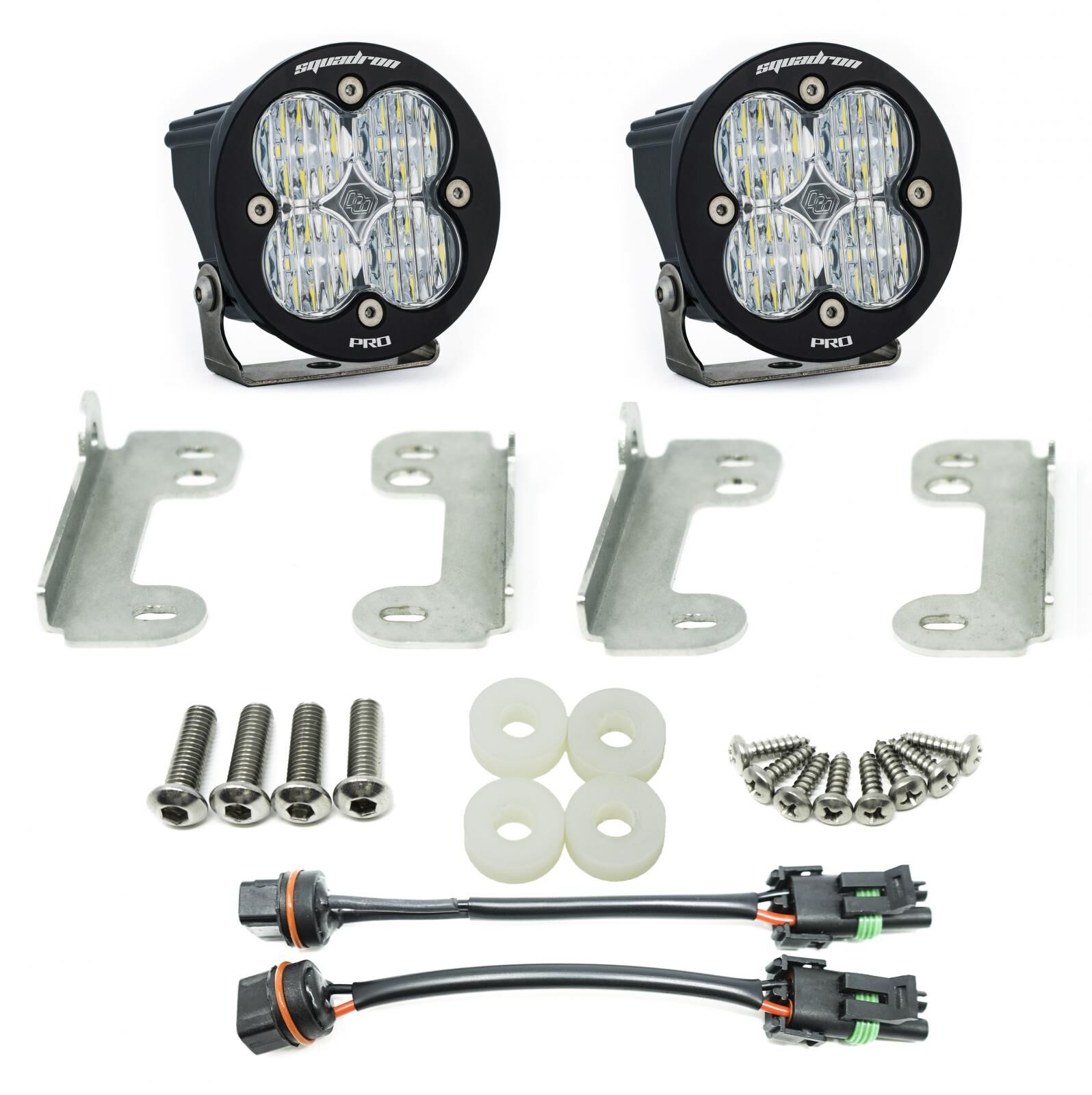 Jeep JL Fog Pocket Kit 2018 Wrangler JL Sahara Squadron R Pro by Baja Designs - 447071