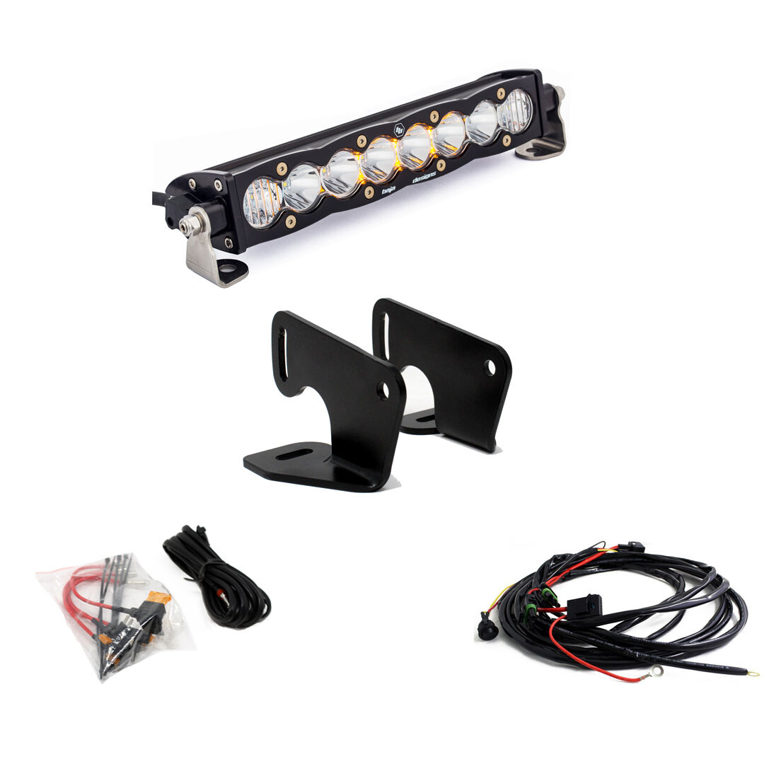 Polaris RZR Pro XP Hood Mount Light Kit 10 Inch S8 by Baja Designs - 447166