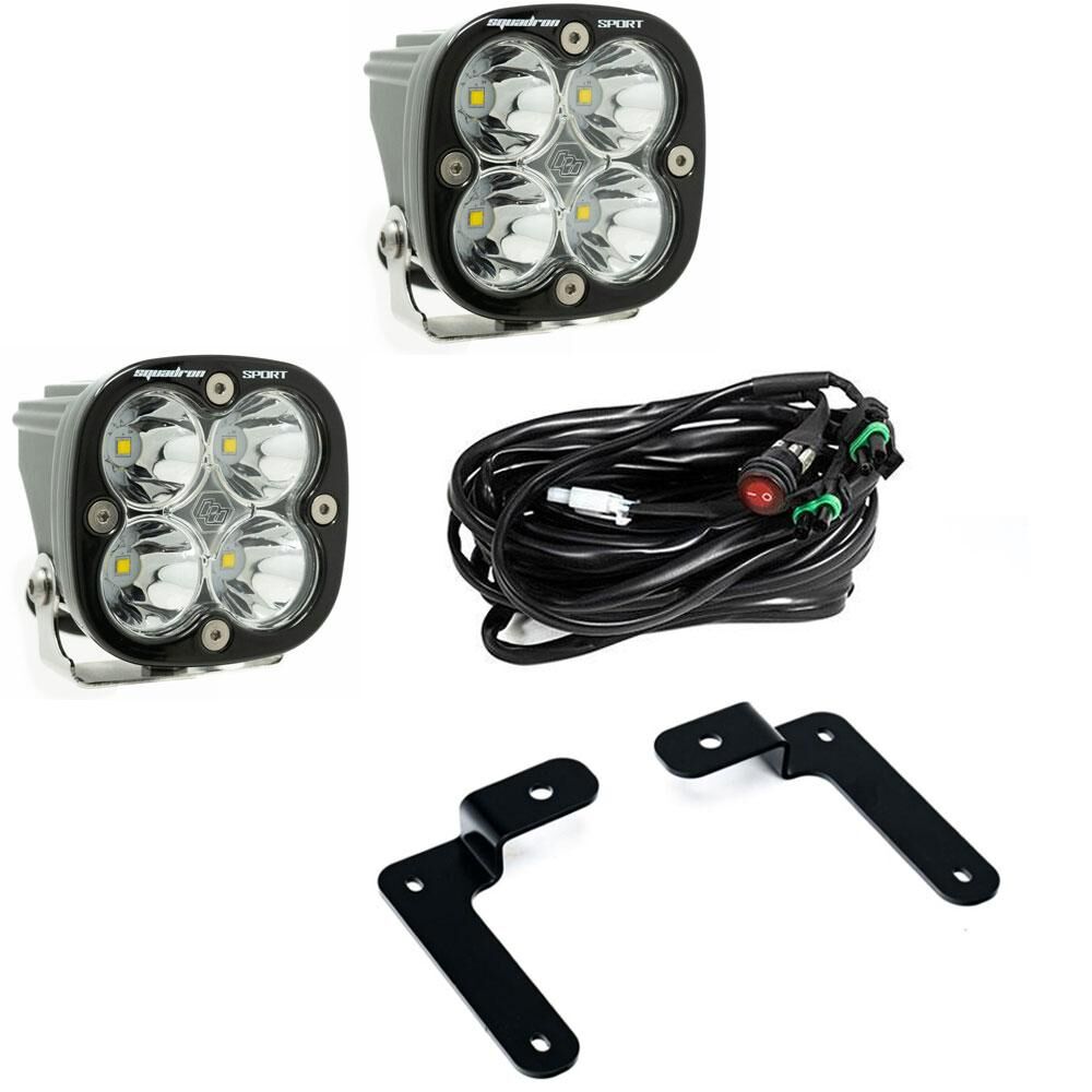 Jeep JL A-Pillar Light Kit 2018 Wrangler JL Sportsmen Kit by Baja Designs - 447504