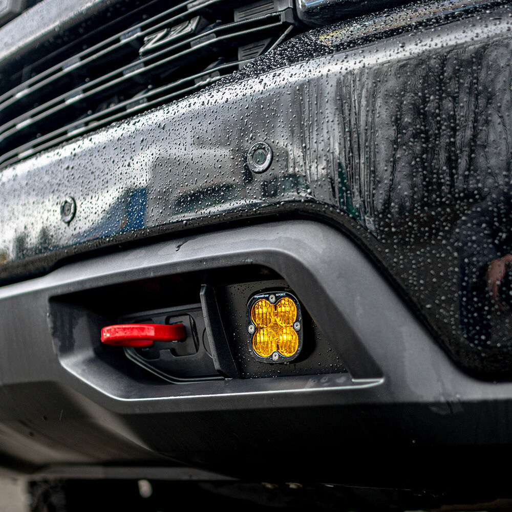Silverado 1500 2019 Fog Pocket Mount Kit Pro Baja Amber FPK Sport WC by Baja Designs - 447518