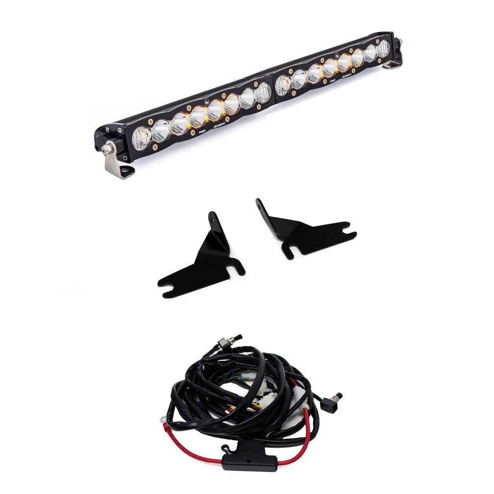 Silverado 1500 Grille Mount Kit 2019-Chevy Silverado 1500 S8 w/ 20 Inch S8 by Baja Designs