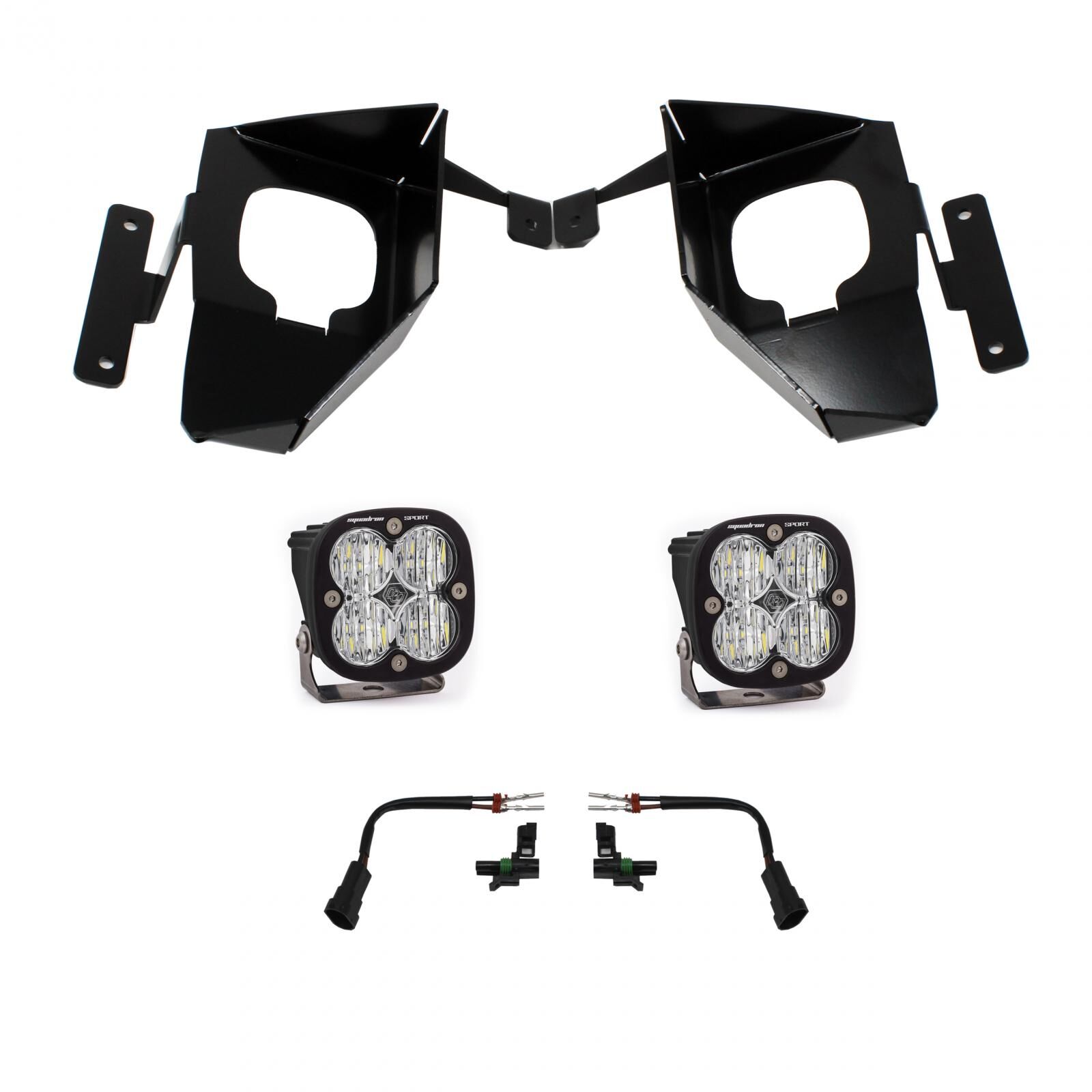 Silverado 16-18 Fog Pocket Kit Squadron Sport W/C by Baja Designs - 447536