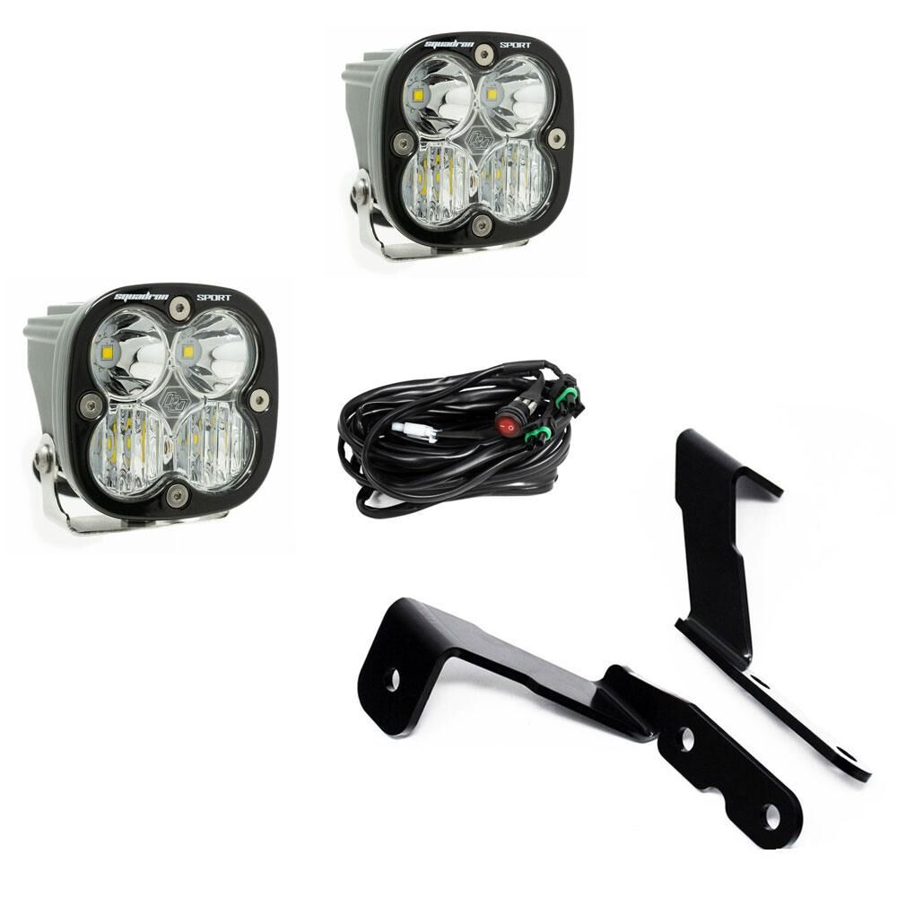GM Silverado/Sierra (07-13) A-Pillar Kit Squadron Sport Lights by Baja Designs - 447575