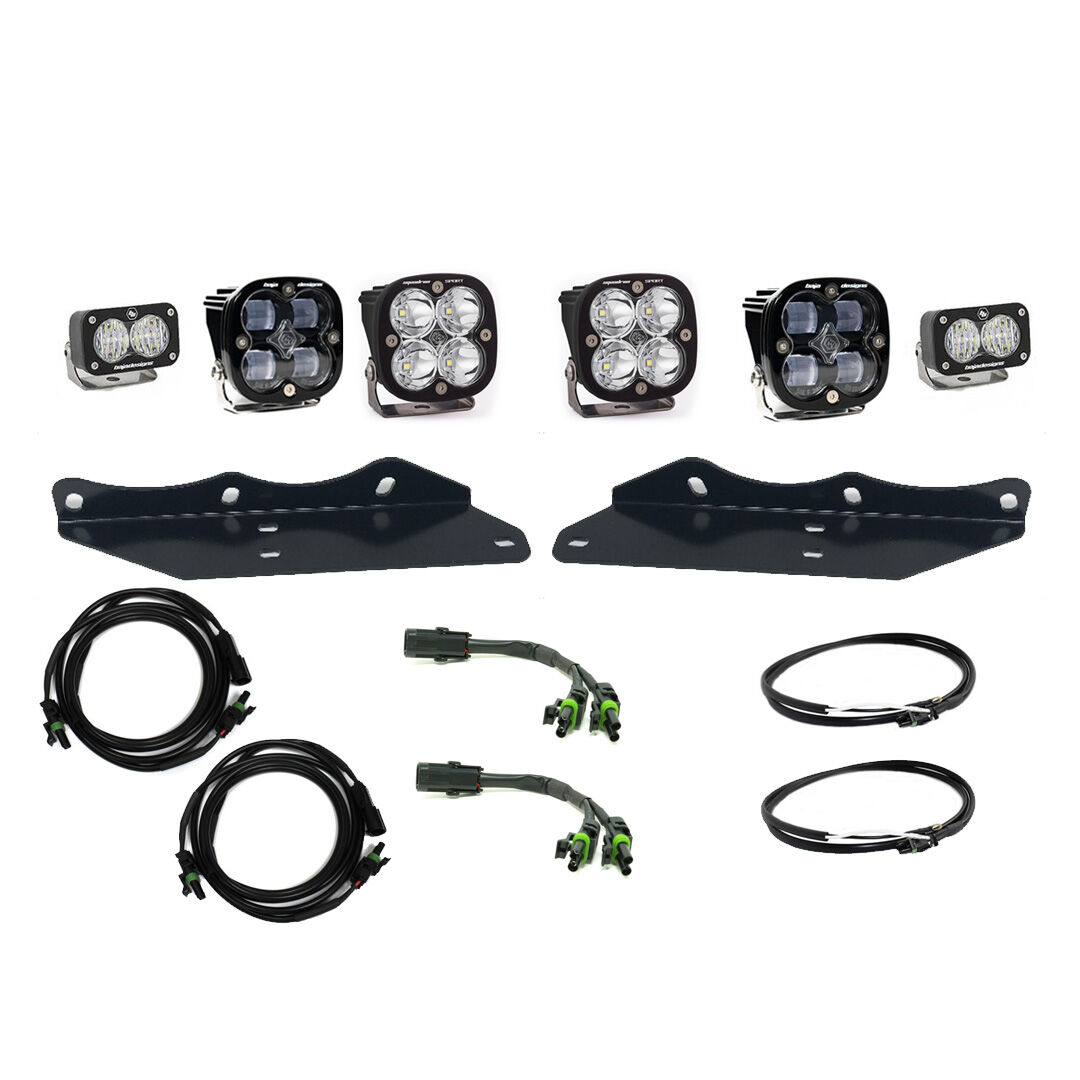 Raptor Fog Light Kit 17-18 F-150 Raptor Fog Pocket Kit SAE Sportsmen by Baja Designs - 447617