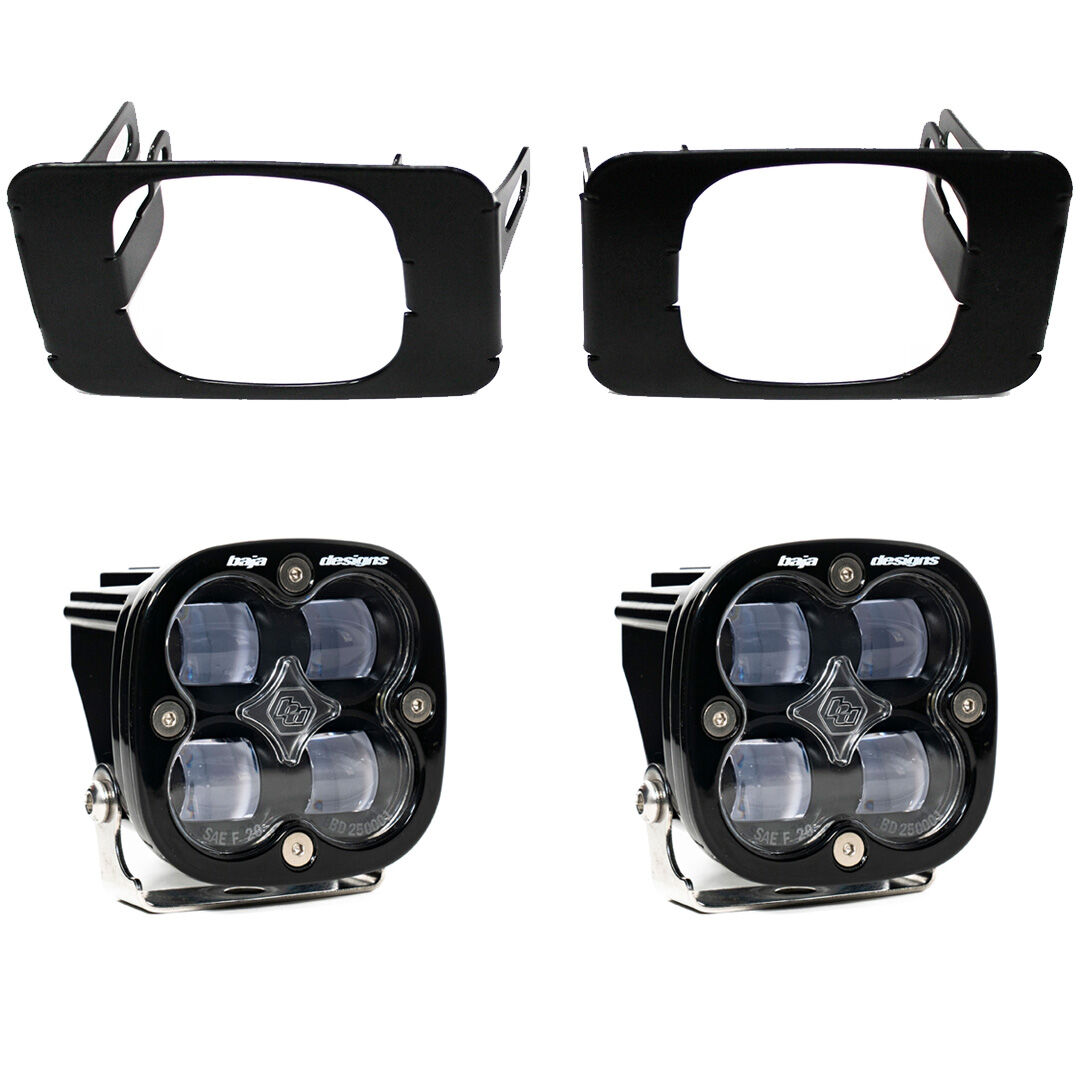 Super Duty Fog Lights SAE Fog Pocket Kit 17-18 Super Duty 15-18 F-150 by Baja Designs - 447618