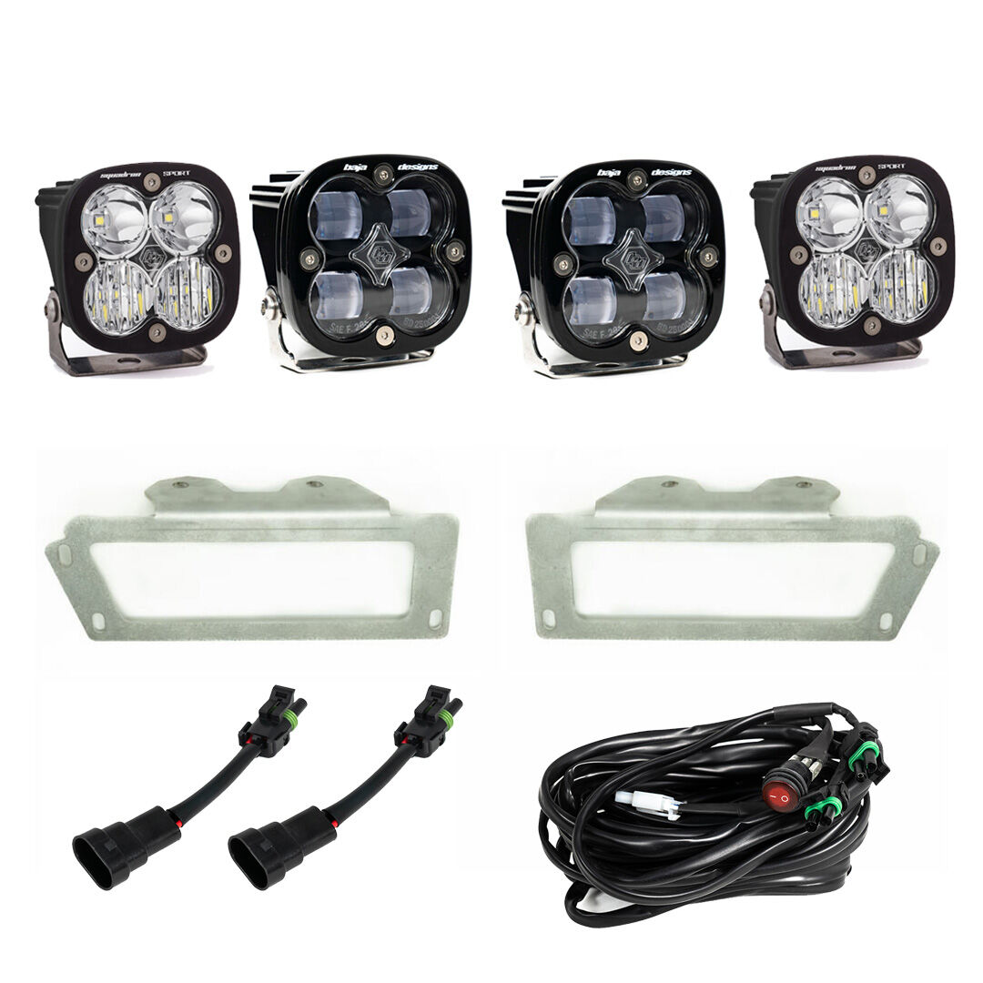 Ram 2500/3500 Fog Lights SAE Fog Pocket Kit 10-18 RAM 1500 09-12 Ram 2500/3500 by Baja Designs - 447619