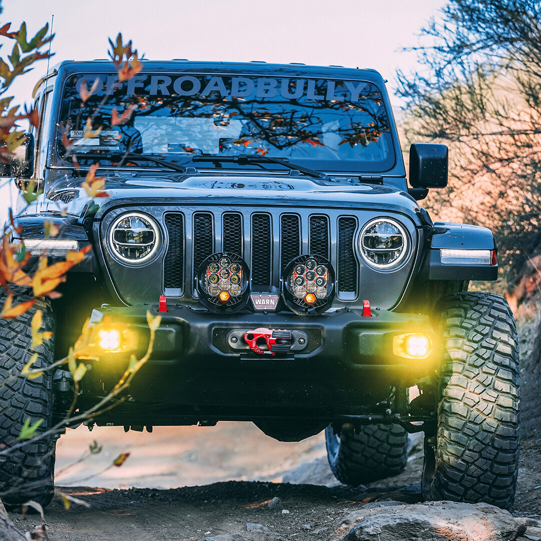 Jeep JL Fog Light Squadron-R 18-Pres Wrangler JL Rubicon Fog Pocket Kit by Baja Designs by Baja Designs