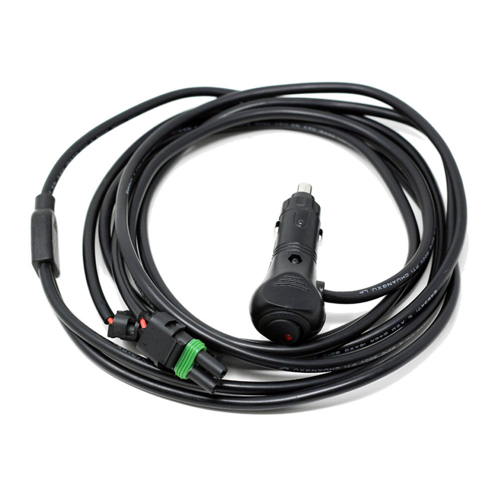 10 Foot Wire Harness w/12v Cigarette Plug-2 Light Max 85 Watts by Baja Designs - 447650
