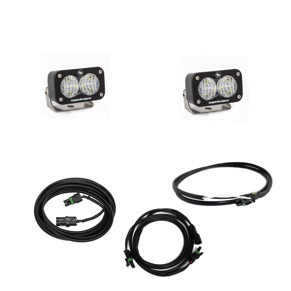 Jeep JL LED Light Kit Reverse Kit W/ Upfitter Dual S2 Sport W/C For 18-Pres Wrangler JL by Baja Designs - 447651UP