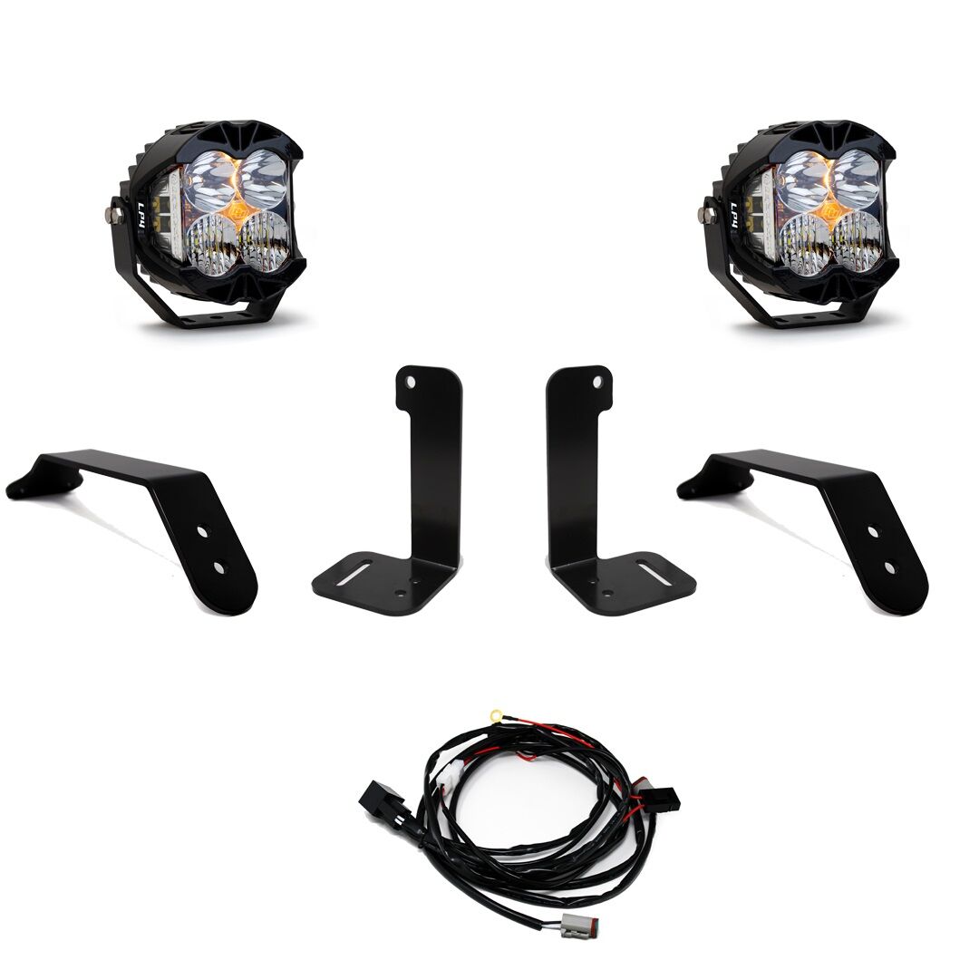 Jeep JL/JT Dual LP4 Auxiliary Light Kit by Baja Designs - 447658
