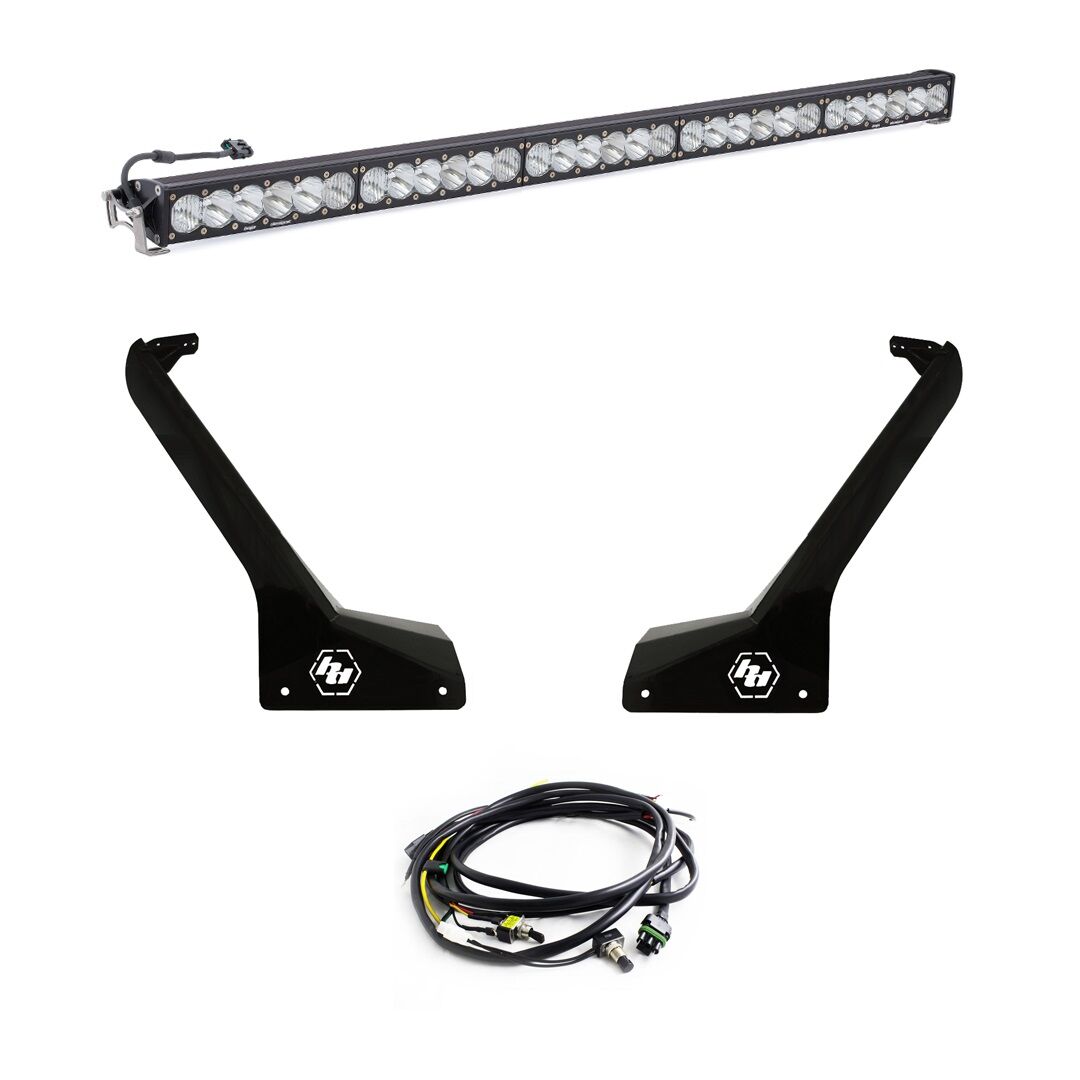 Jeep JL/JT Roof Bar LED Light Kit 50 Inch OnX6+ by Baja Designs - 447666