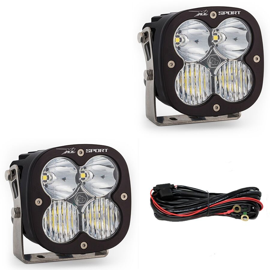 Jeep JL/JT Rubicon Steel Bumper LED Light Kit XL Sport by Baja Designs - 447667