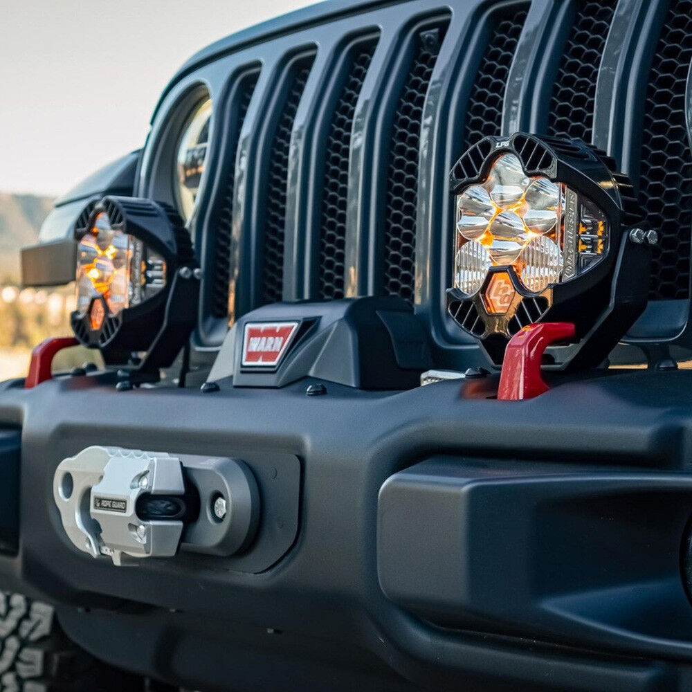 Jeep JL/JT Rubicon Steel Bumper LED Light Kit LP6 by Baja Designs - 447671