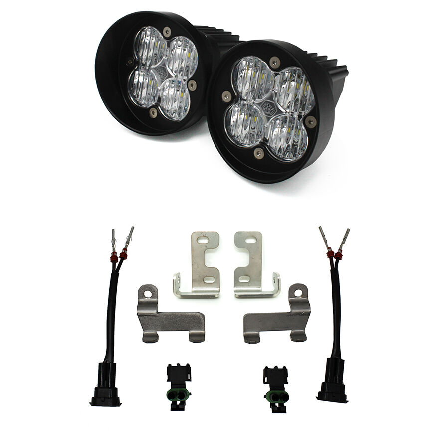 12-21 Rav4 Fog Pocket Kit Squadron Sport Clear Wide Cornering by Baja Designs - 447676