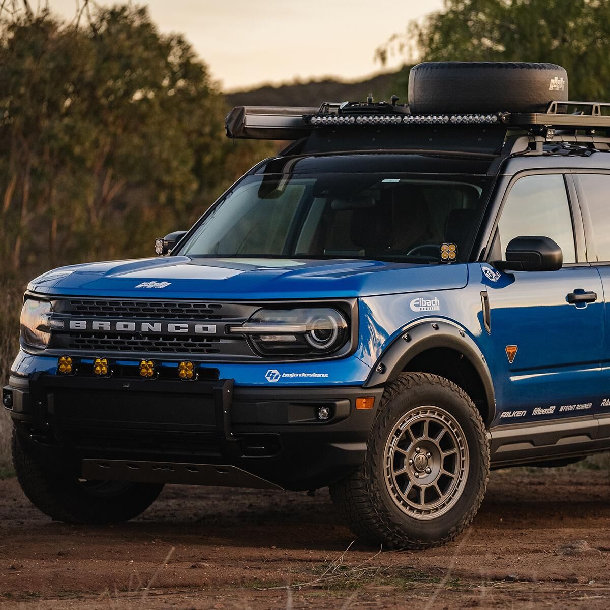 Ford Bronco Sport A-Pillar Kit Squadron Sport Clear by Baja Designs