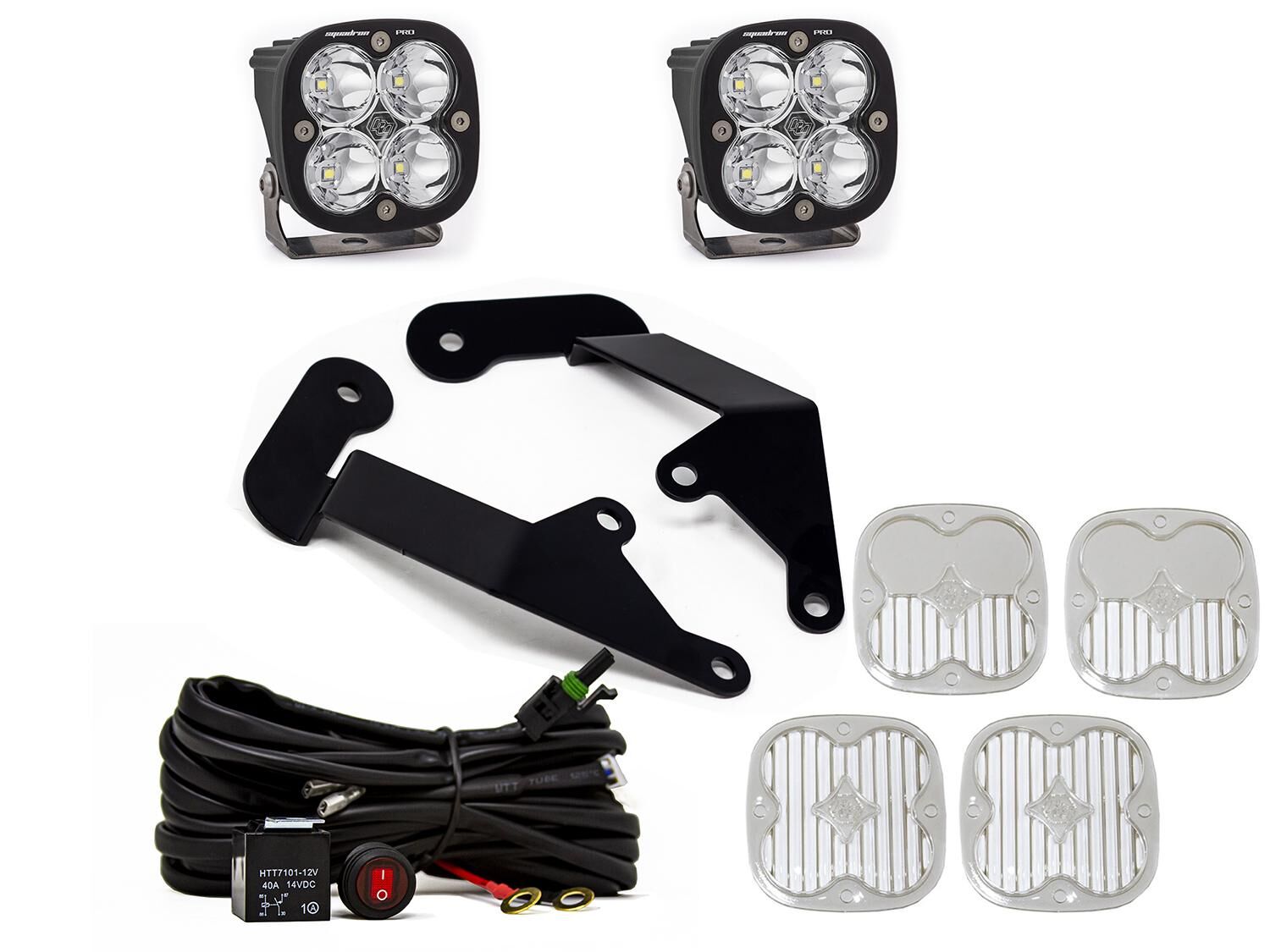 Ford Bronco Sport A-Pillar Kit Squadron Sport Clear by Baja Designs