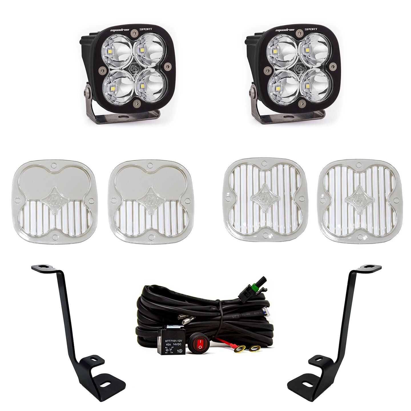 F-150 A Pillar kit Squadron Sport Spot 21-On Ford F150 by Baja Designs - 447695