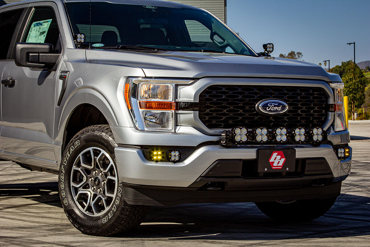 Ford, F150, (21-On), FPK, SAE Baja Amber/Pro DC w/o DRL by Baja Designs