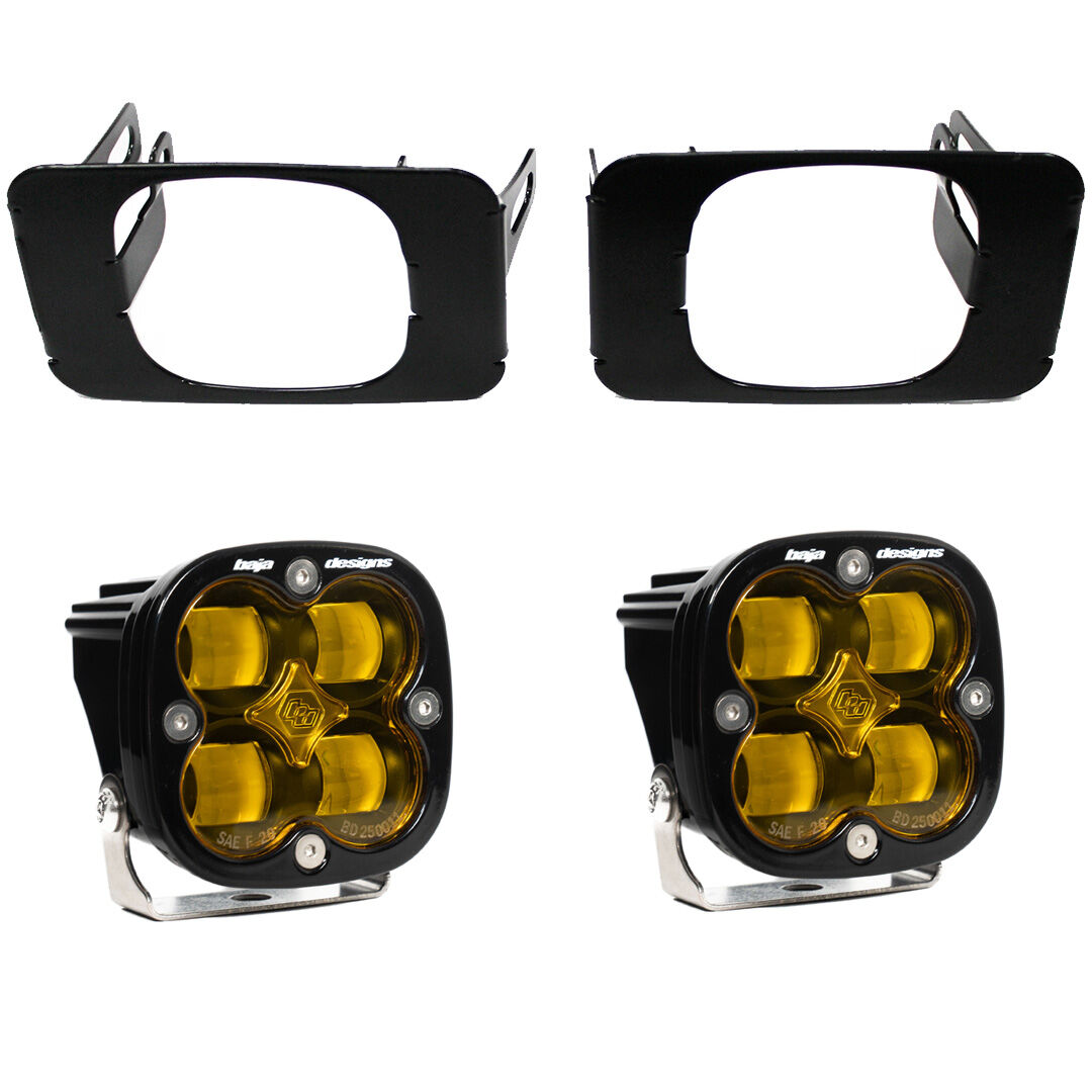 Super Duty Fog Lights SAE Baja Amber FPK 17-18 F-150 by Baja Designs - 447718