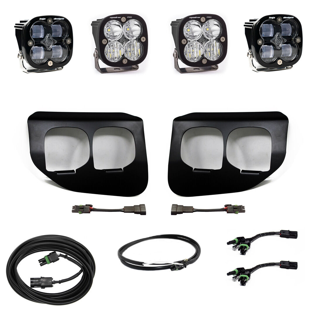 Ford Super Duty (20-22) Fog Lights Dual FPK SAE/Pro DC by Baja Designs w/Upfitter by Baja Designs - 447736UP