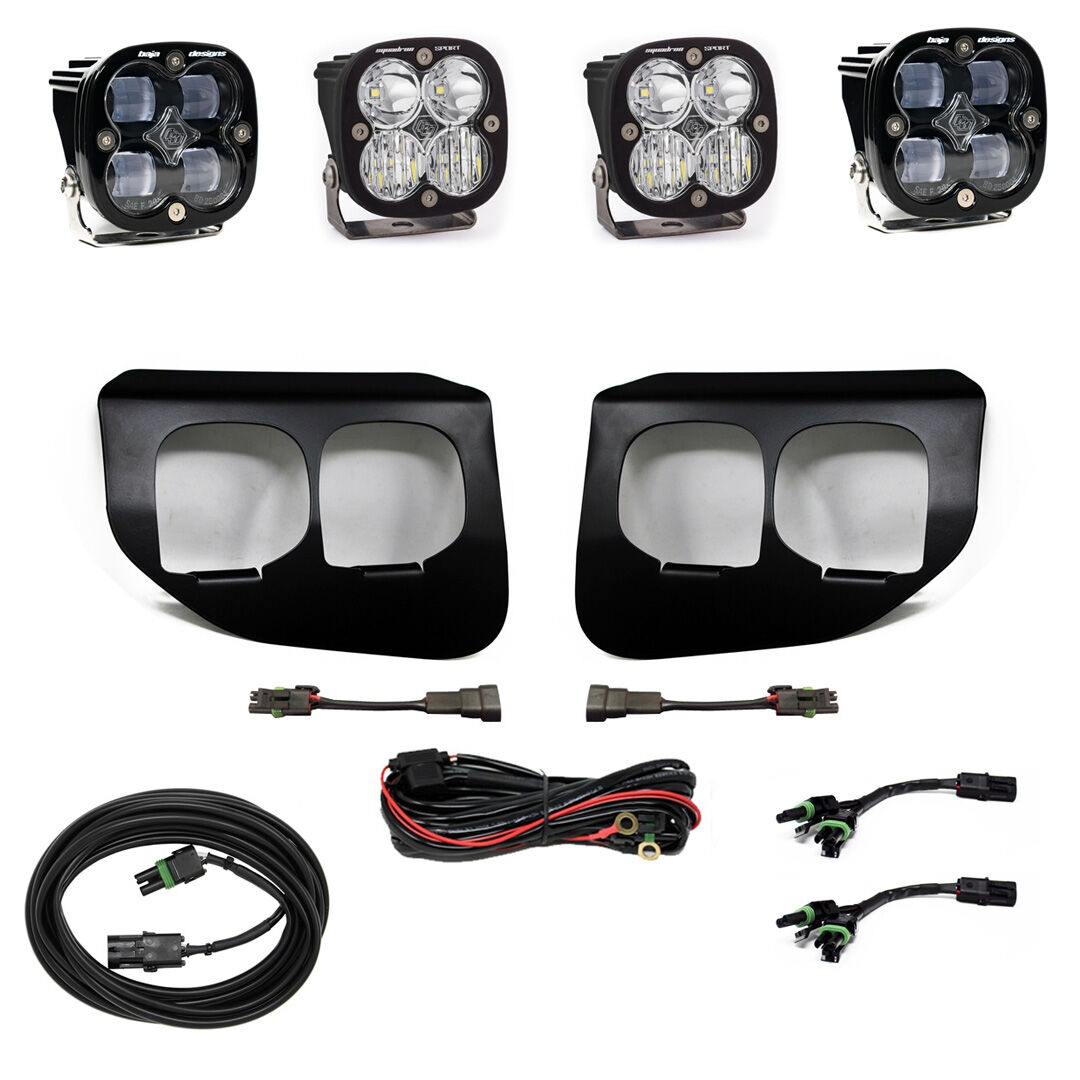 Ford Super Duty (20-22) Fog Lights Dual FPK SAE/Sport DC by Baja Designs - 447738