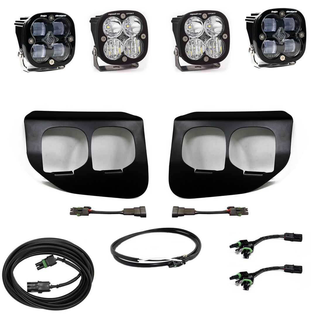 Ford Super Duty (20-22) Fog Lights Dual FPK SAE/Sport DC by Baja Designs w/Upfitter by Baja Designs - 447738UP