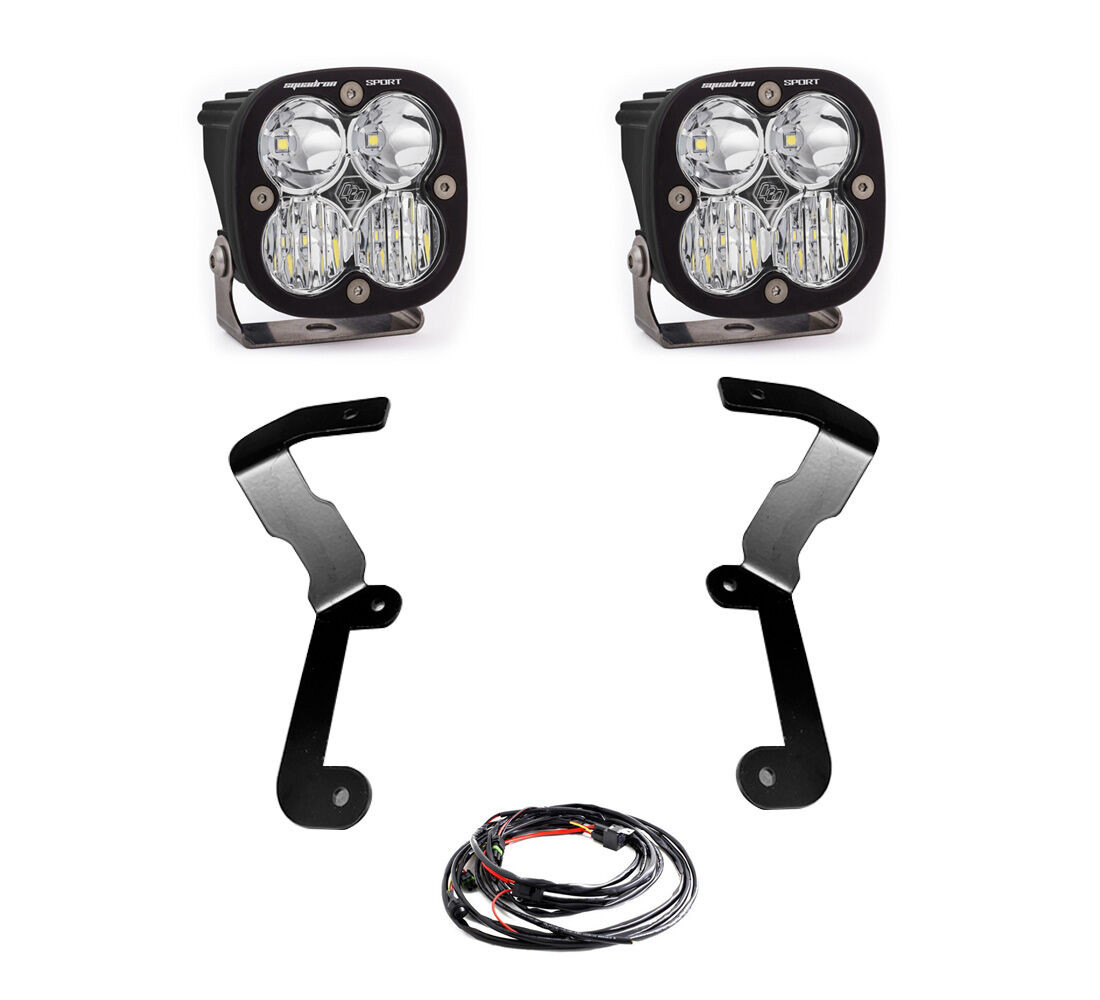 Sierra 1500 19-On Squadron Sport A Pillar Light Kit by Baja Designs - 447742