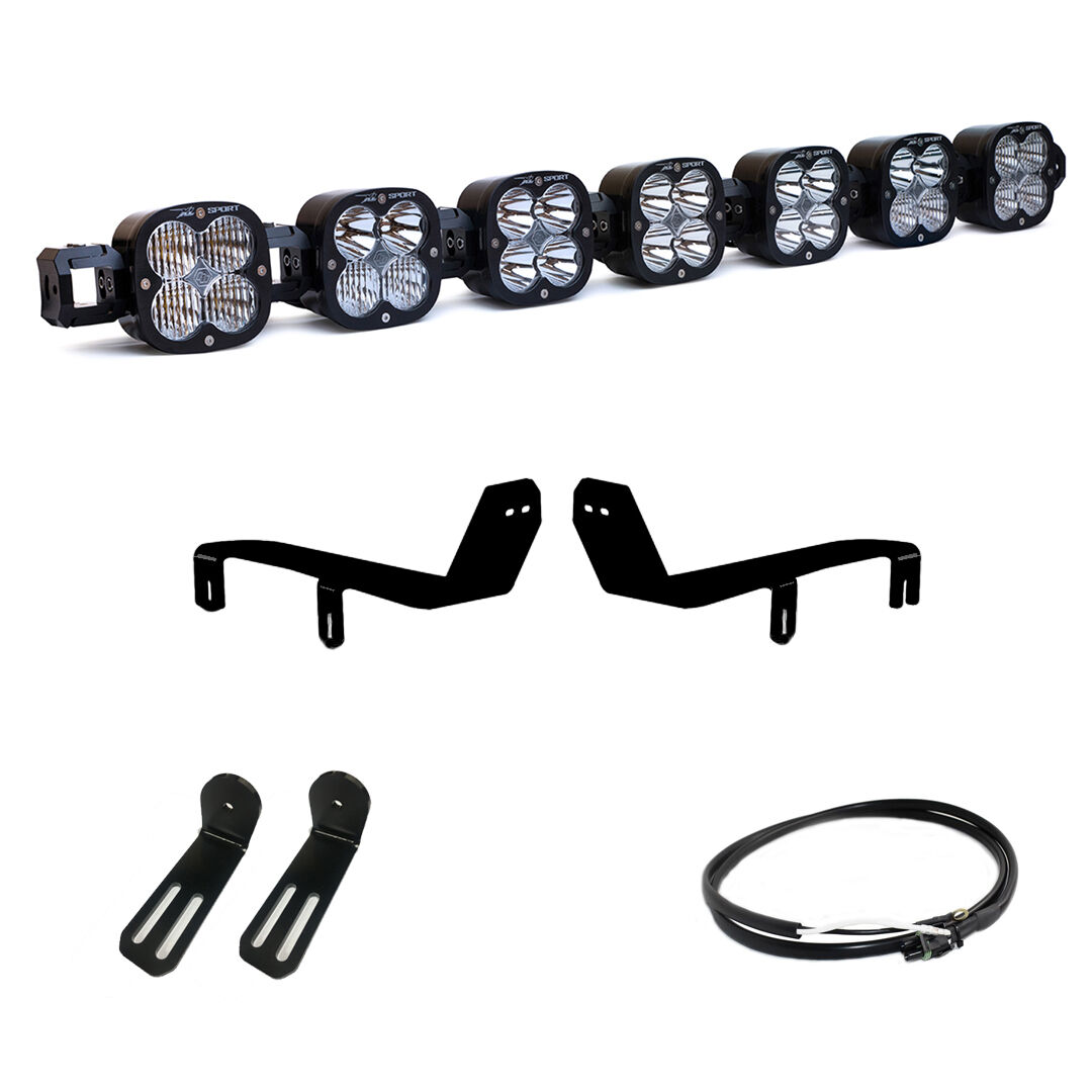 7 XL Linkable LED Light Kit For 17-19 Ford Super Duty w/Upfitter by Baja Designs - 447744UP