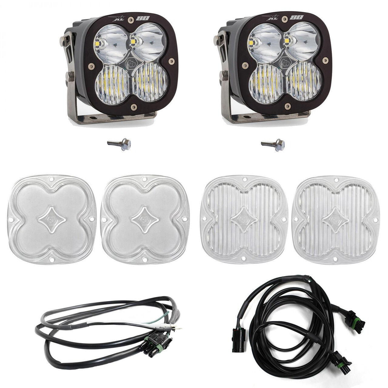 Bronco A Piller Light Kit 21-Up Ford Bronco XL80 D/C w/Upfitter by Baja Designs - 447751UP