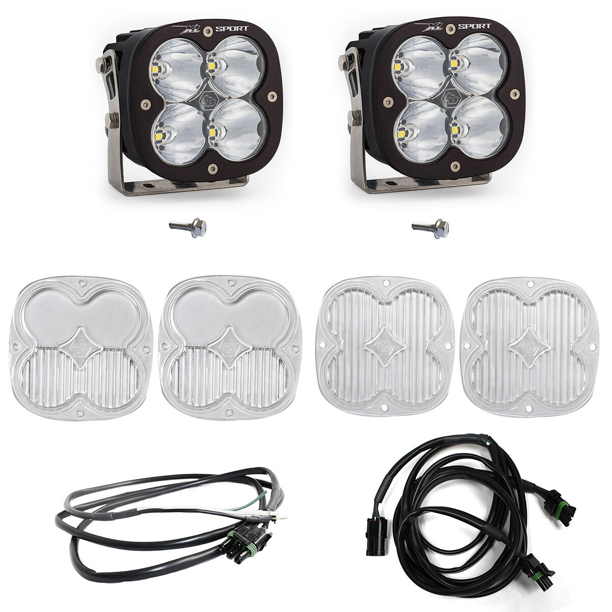 Bronco A Piller Light Kit 21-Up Ford Bronco XL Sport Spot w/Upfitter by Baja Designs - 447753UP
