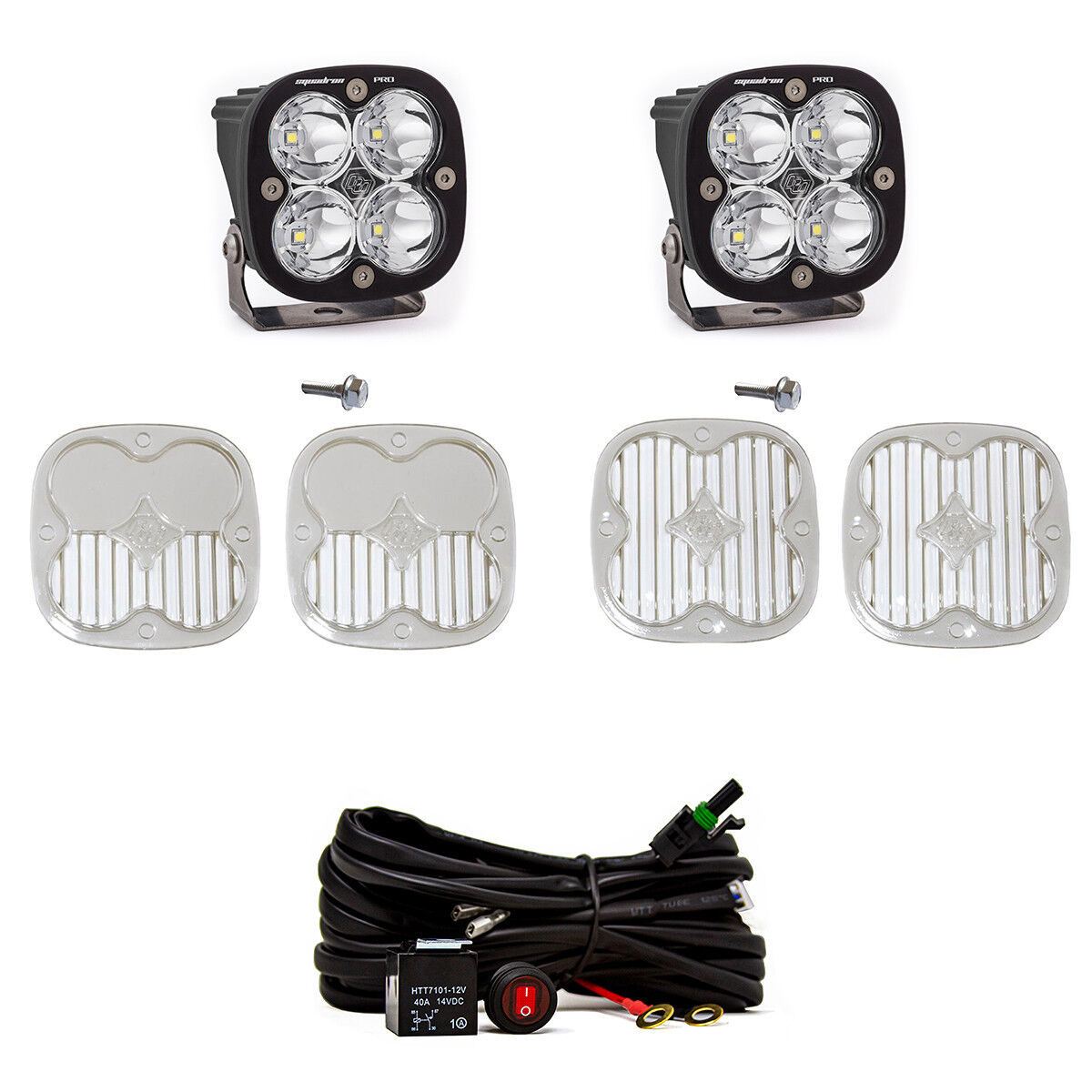 Bronco A Piller Light Kit 21-Up Ford Bronco Squadron Pro Spotr by Baja Designs - 447754