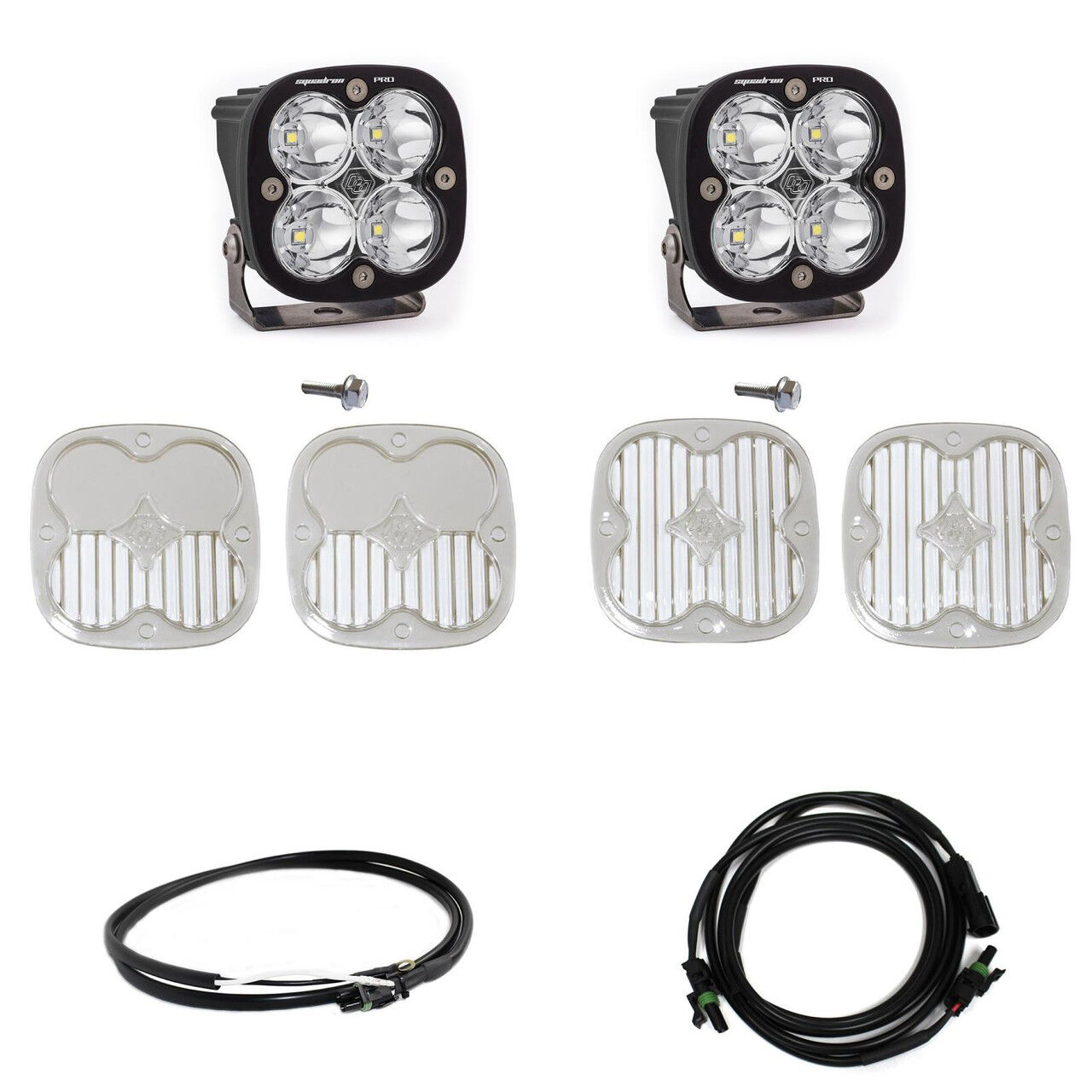 Bronco A Piller Light Kit 21-Up Ford Bronco Squadron ProSpot w/Upfitter by Baja Designs - 447754UP