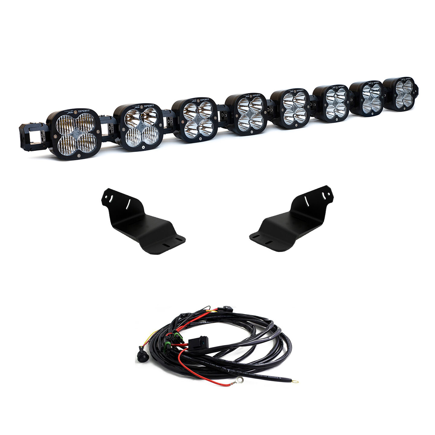 Bronco Roof Light Bar Kit 21-Up Ford Bronco 8 XL Linkable by Baja Designs - 447756