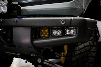 Bronco Baja Amber SAE Fog Pocket Kit 21-Up Ford Bronco by Baja Designs