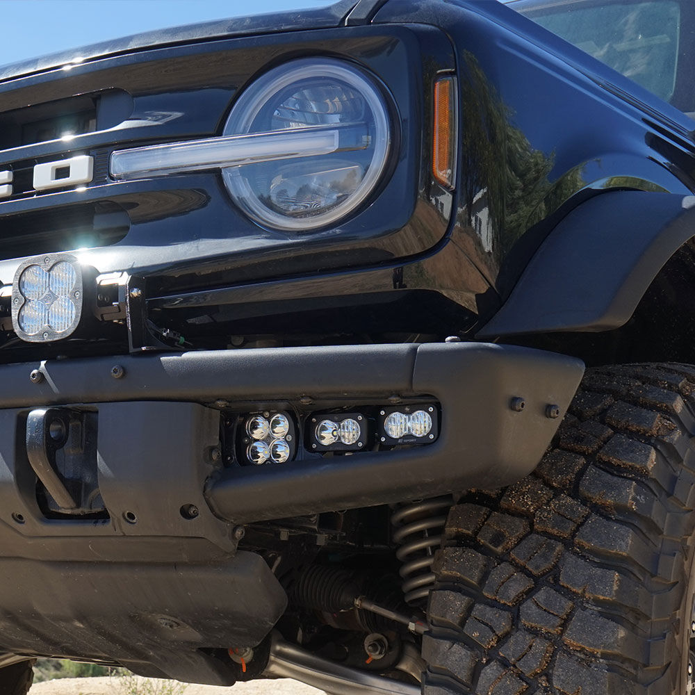 Bronco Fog Pocket Kit 21-Up Ford Bronco Pro w/Upfitter by Baja Designs