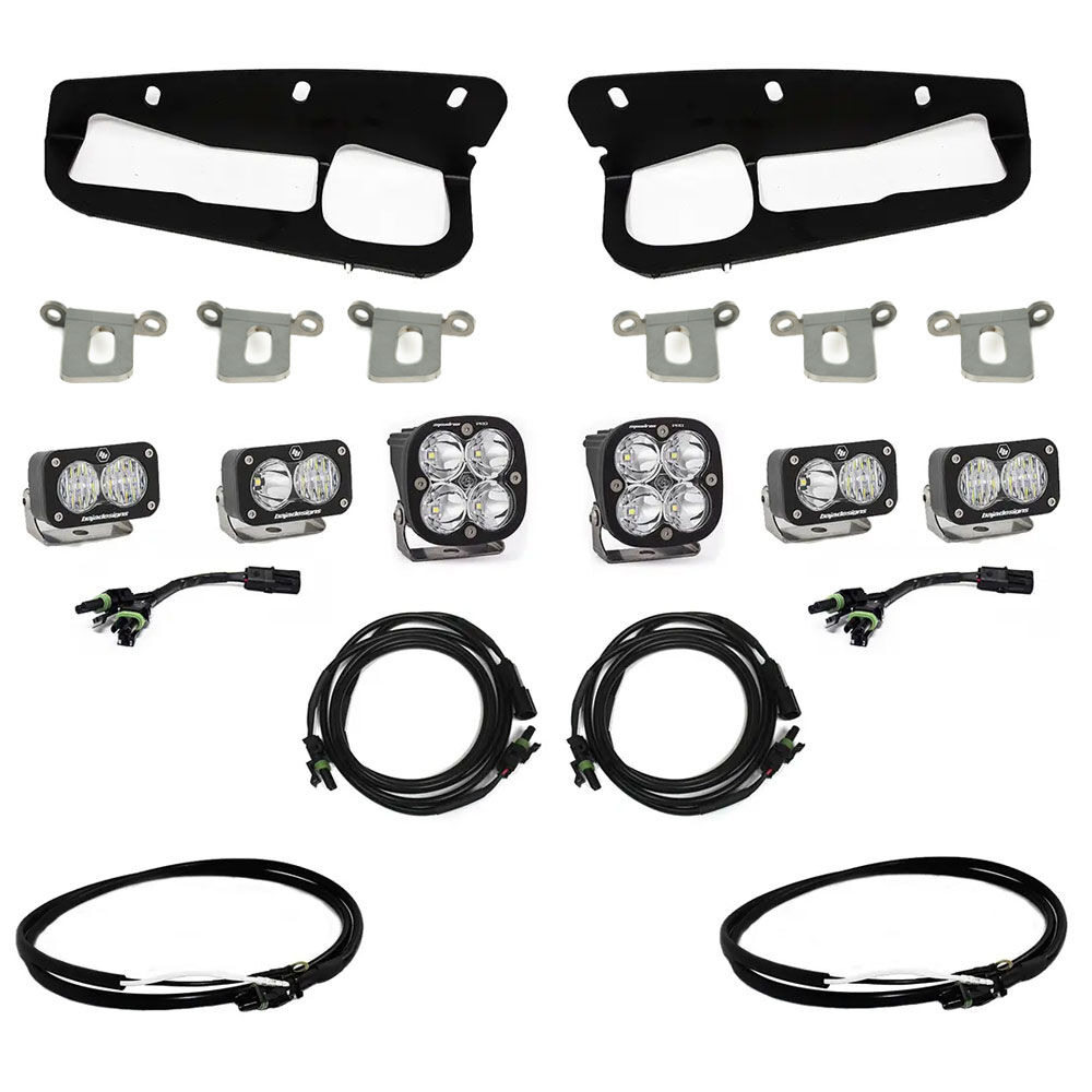 Bronco Fog Pocket Kit 21-Up Ford Bronco Pro w/Upfitter by Baja Designs - 447763UP